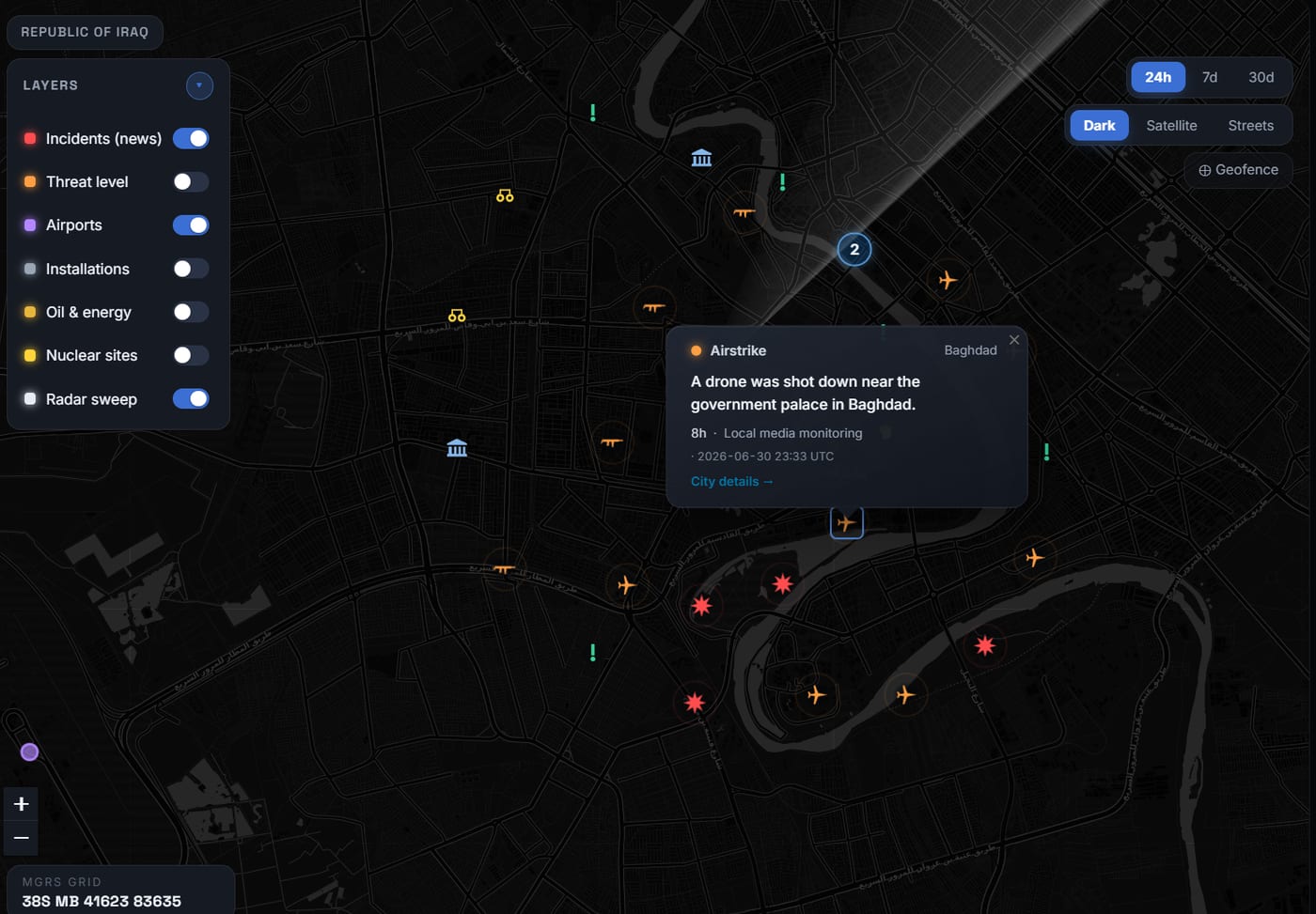 24/7 spot alerts