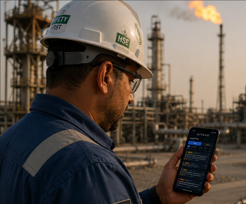 Oil field staff / HSE